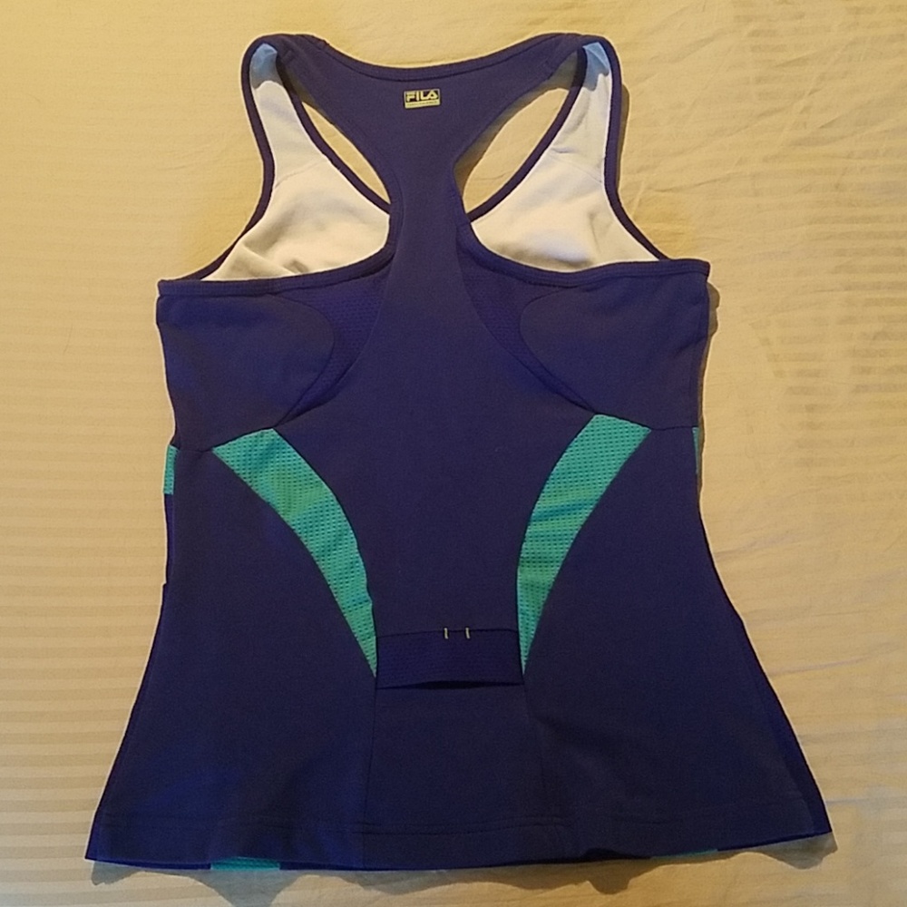 Fila Sport Colorblock Performance Racerback Tank - Picture 2 of 4